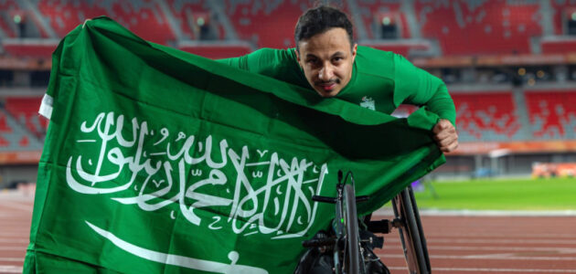 الذهبية السعودية: جمعان الزهراني يسطع في سباق 100م T53 بالآسيوية
